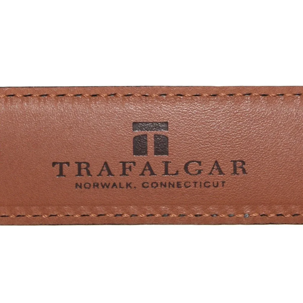 Trafalgar NWT Classic Belt Size 85 (34) in Solid Gray Suede Leather